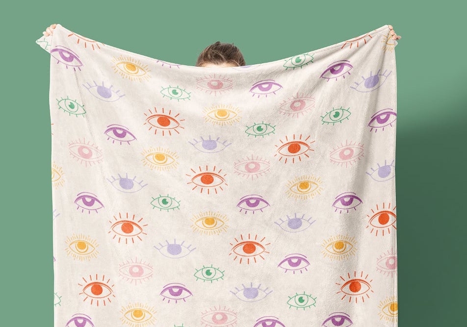 'Eye Eye Eye' blanket