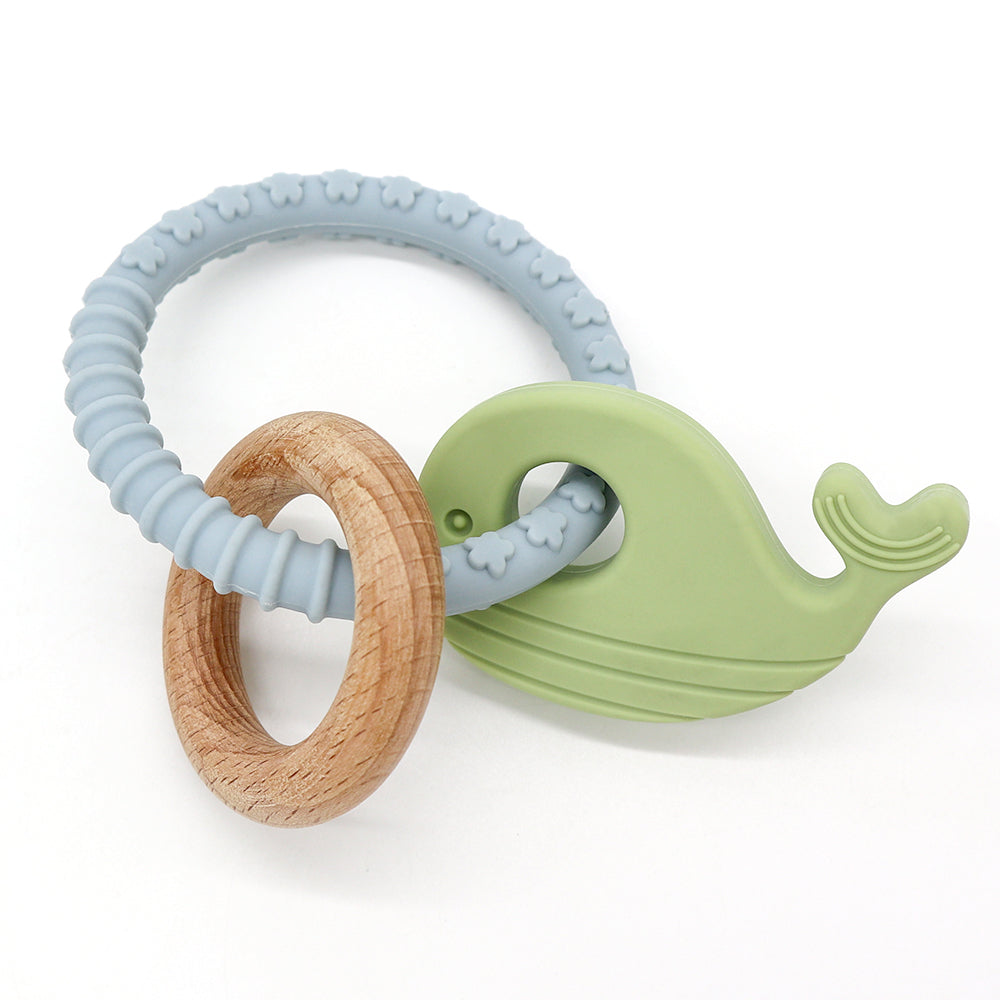 'Whale' teething ring 